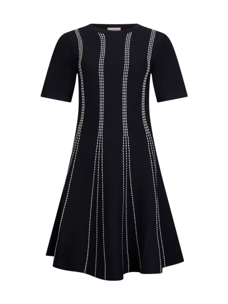 Liu Jo Rochie tricotat negru alb