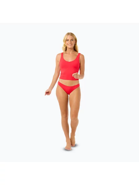 Góra od stroju kąpielowego Rip Curl Premium Surf Tankini czerwony
