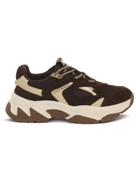 Semišové tenisky Steve Madden hnedá