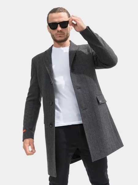 Sun's House Пальто Темно-сірий сіре