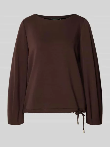 Bluza o kroju relaxed fit z mieszanki S.oliver Black Label
