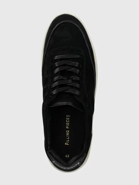 Замшевые кроссовки Filling Pieces черные