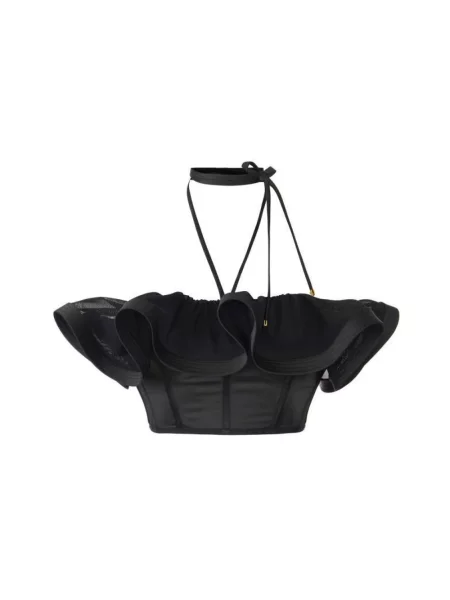 Top Elisabetta Franchi czarny