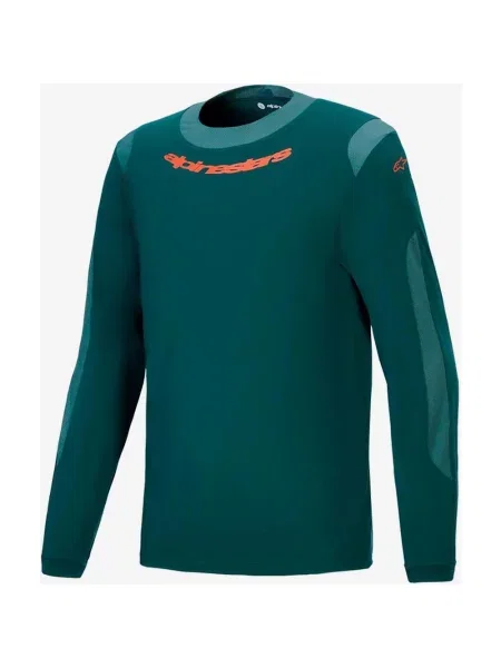 Koszulka Alpinestars A-Dura Dri Wool z długim rękawem sosna L zielona