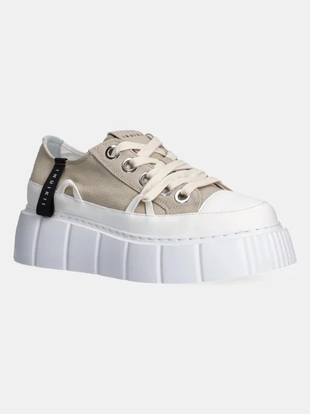 Inuikii tenisi Matilda Canvas Low femei bej gri