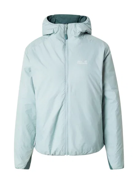 JACK WOLFSKIN Outdoorová bunda TRAIL LIGHT mätová zelená