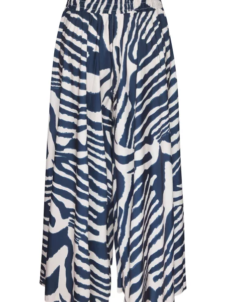 LASCANA Pantaloni crem / închis albastru