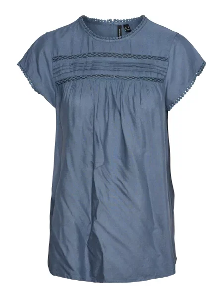 VERO MODA Halenka VMDEBBIE tmavě modrá