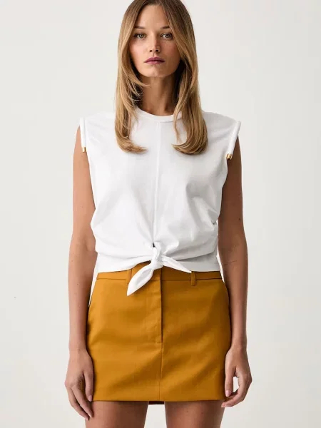 Elisabetta Franchi top pentru femei din alb