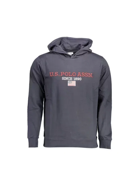Bluza z kapturem U.s Polo Assn. z kapturem niebieska