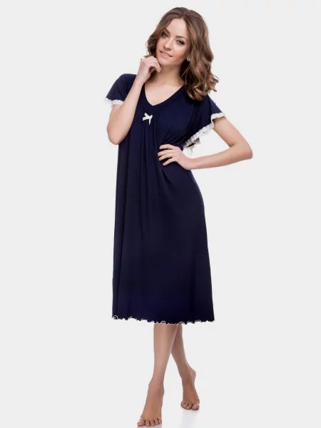 Fleri Нічна сорочка синій