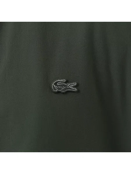 Lacoste Pikowana Wodoodporna Bluza Wierzchnia zielona