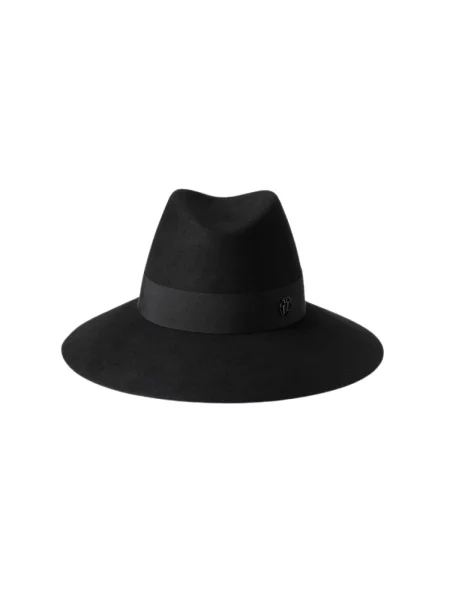 Czapka Maison Michel filcowa wodoszczelna czarna