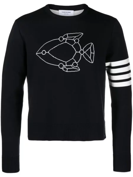 Pulover Thom Browne albastru