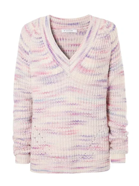 TATUUM Pulover Saba lila / mov liliachiu / roz alb