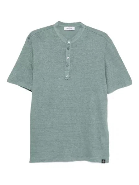 Ленена тениска Gran Sasso зелено