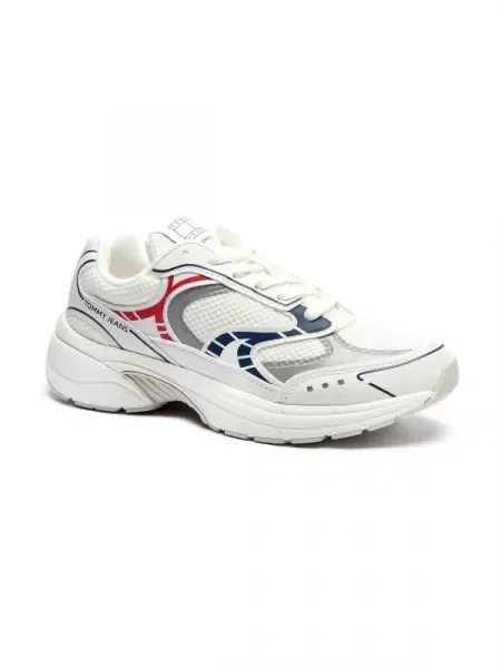 Tommy Jeans Sneakers alb