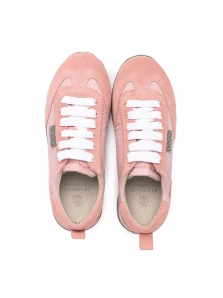 Sneakersy dziecięce Brunello Cucinelli różowe