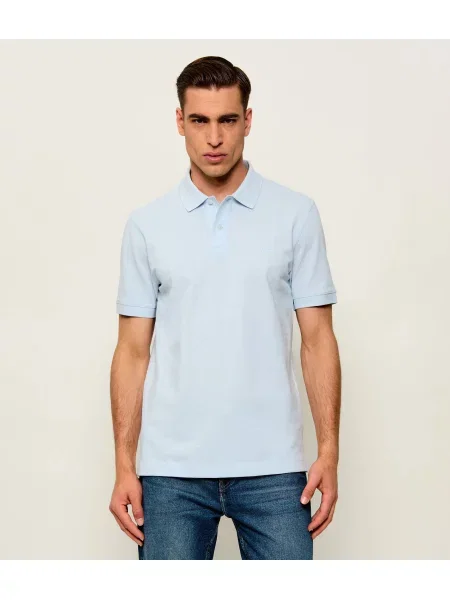 Tricou polo Boss Black negru