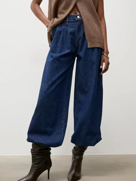 Answear.LAB jeansy granatowe