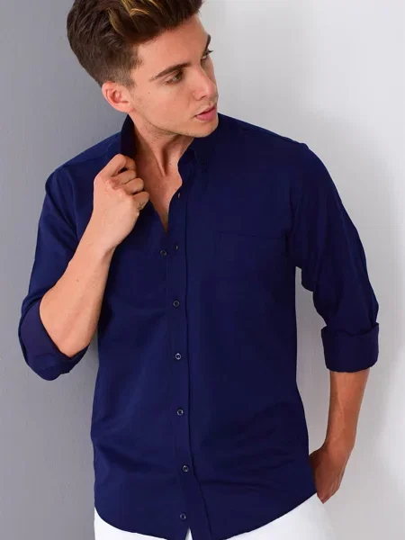 Риза Dewberry синьо