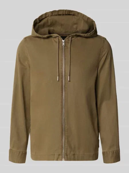 Kurtka koszulowa o kroju regular fit z kapturem Marc O'polo