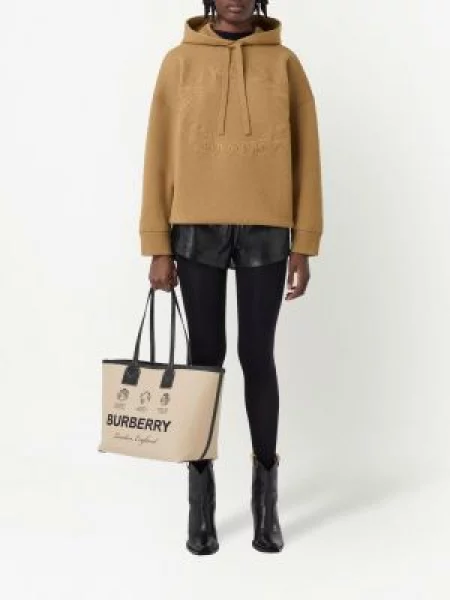 Siuvinėtas džemperis su gobtuvu Burberry
