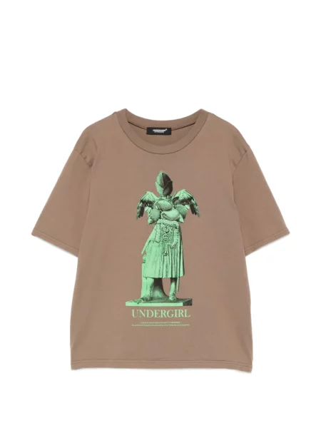 Grafic tricou Undercover cu imagine maro