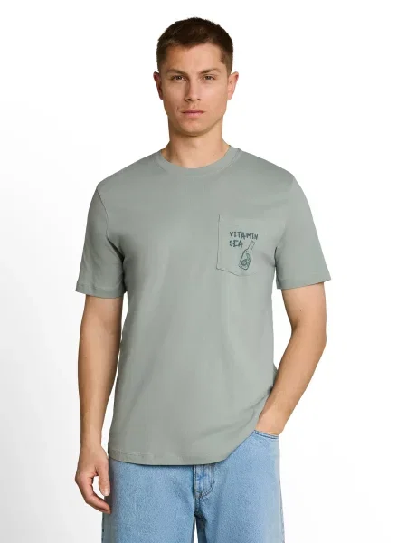 TOM TAILOR DENIM Tricou deschis verde