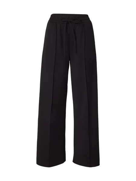 VILA Pantaloni VICLUA negru alb