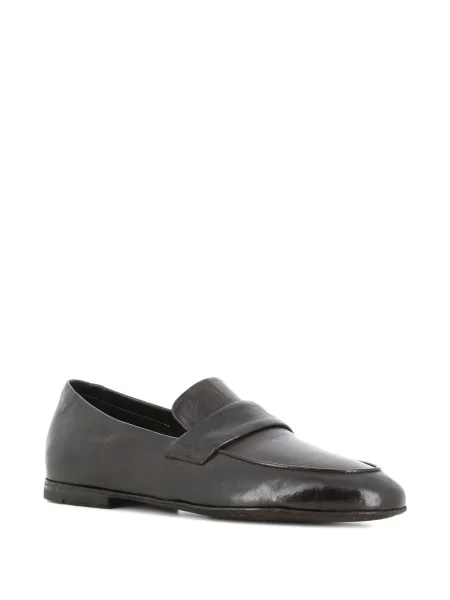 Pantofi loafer Officine Creative din piele maro