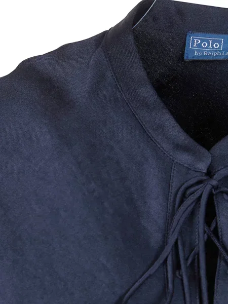 Długa koszula Polo Ralph Lauren w paski garniturowa niebieska