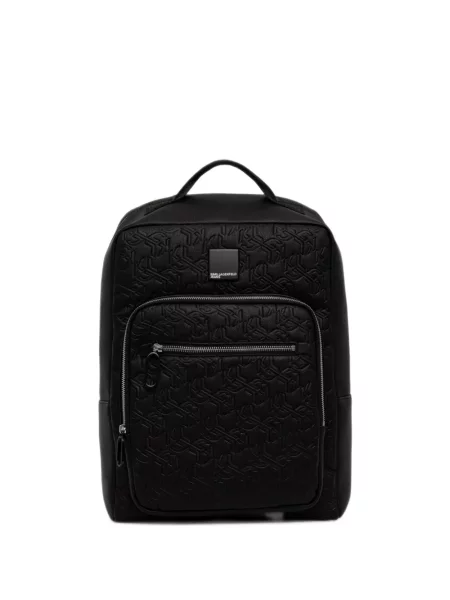 Rucsac Karl Lagerfeld Jeans cu autograf negru