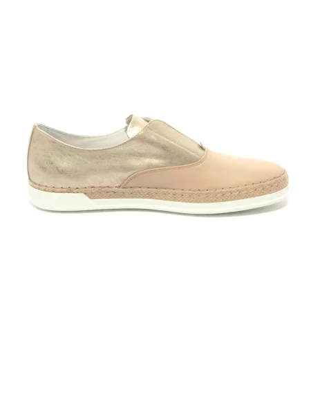 Sneakersy Tod's skórzane beżowe