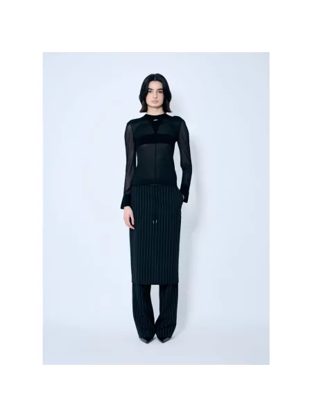 Sweter Jean Paul Gaultier z logo czarny