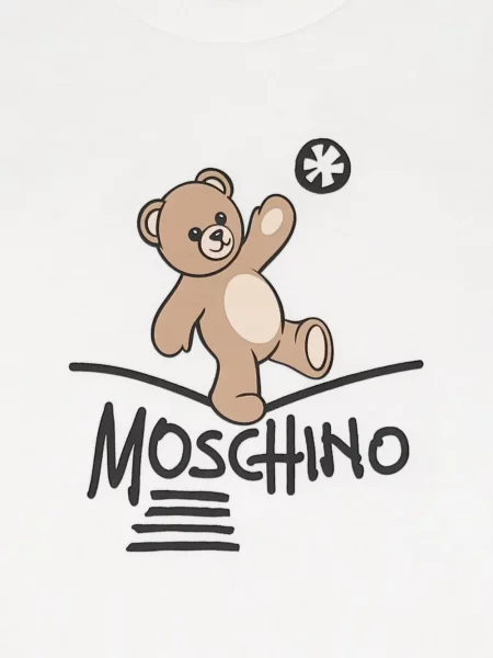 Koszulka dziecięca Moschino biała