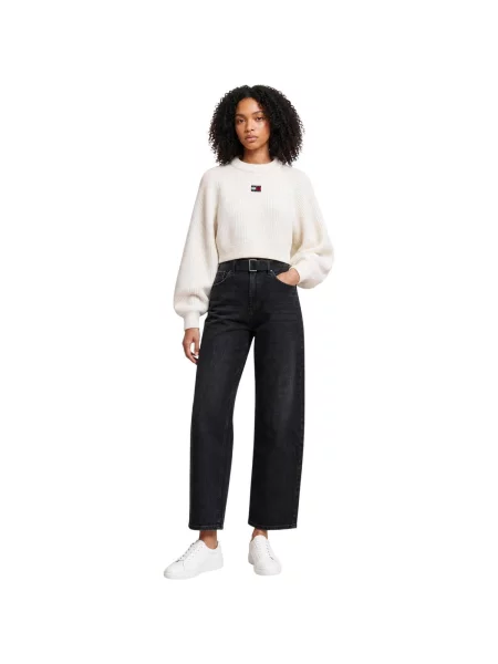 Pulover Tommy Hilfiger de lână bej