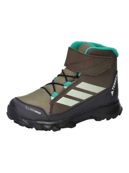 Buty trekkingowe dla dzieci adidas Terrex Snow CF Climawarm zielone