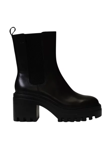 Chunky Heeled Chelsea Botki Calvin Klein Jeans czarne