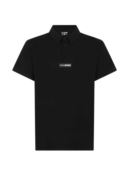 Polo Plein Sport με αυτόγραφο μαύρο