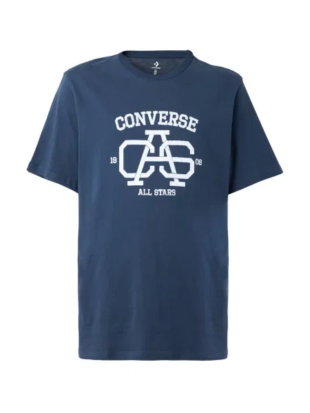 CONVERSE Tricou CAS VARSITY albastru gențiană alb