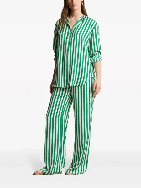 Плетена меланж шапка с козирки Polo Ralph Lauren бродирана розово