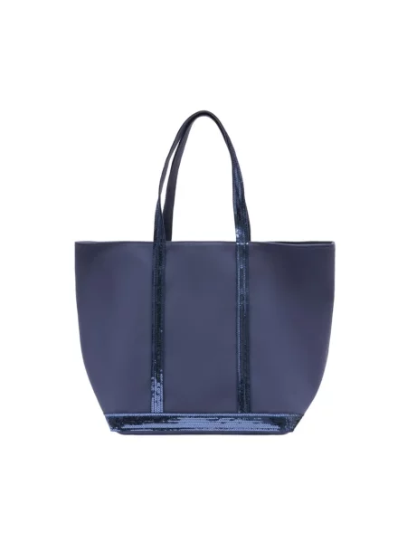 Torebka Vanessa Bruno płócienna niebieska