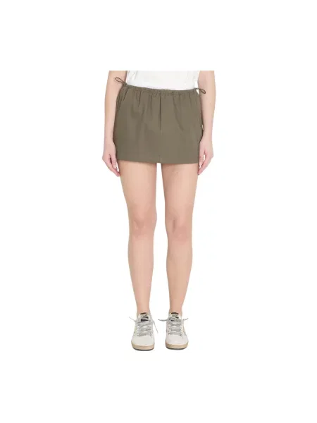 Spódnica mini Alexander Wang z autografem zielona