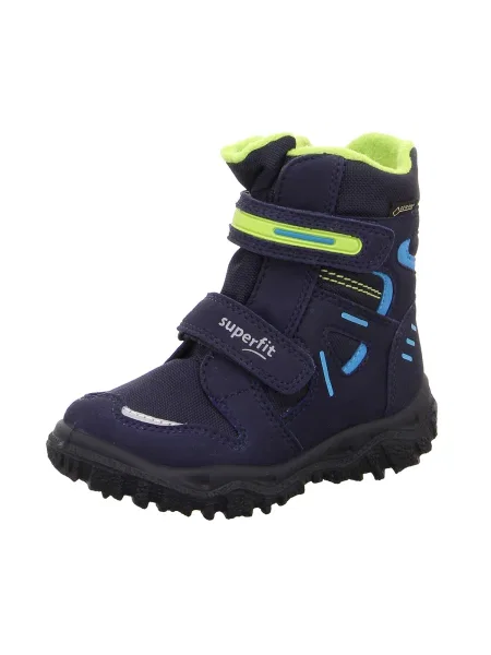 SUPERFIT Cizme Husky / verde neon albastru