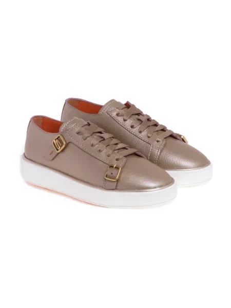 Sneakersy Santoni brązowe