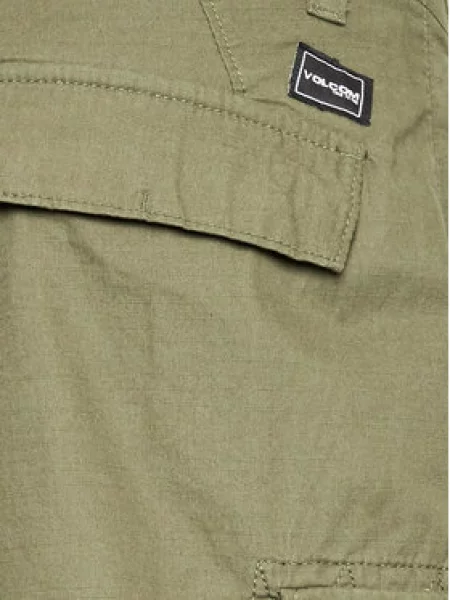 Šortky z materiálu Volcom zelené