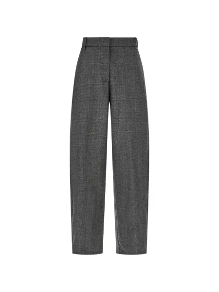 Pantaloni Panicale în carouri gri