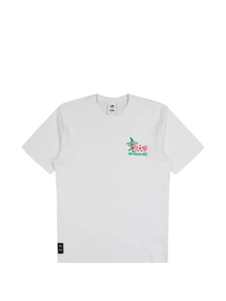 Tricou Adidas cu imagine cu decolteu rotund negru