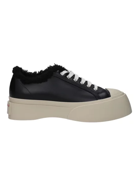 Sneakersy Marni skórzane czarne